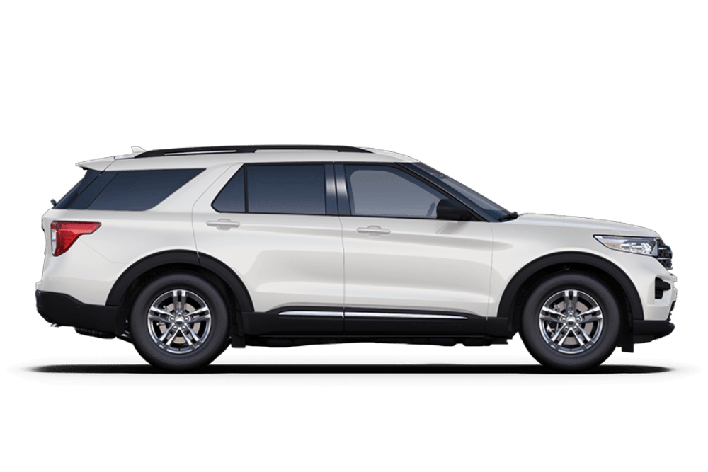 Sideprofil av Ford Explorer PHEV