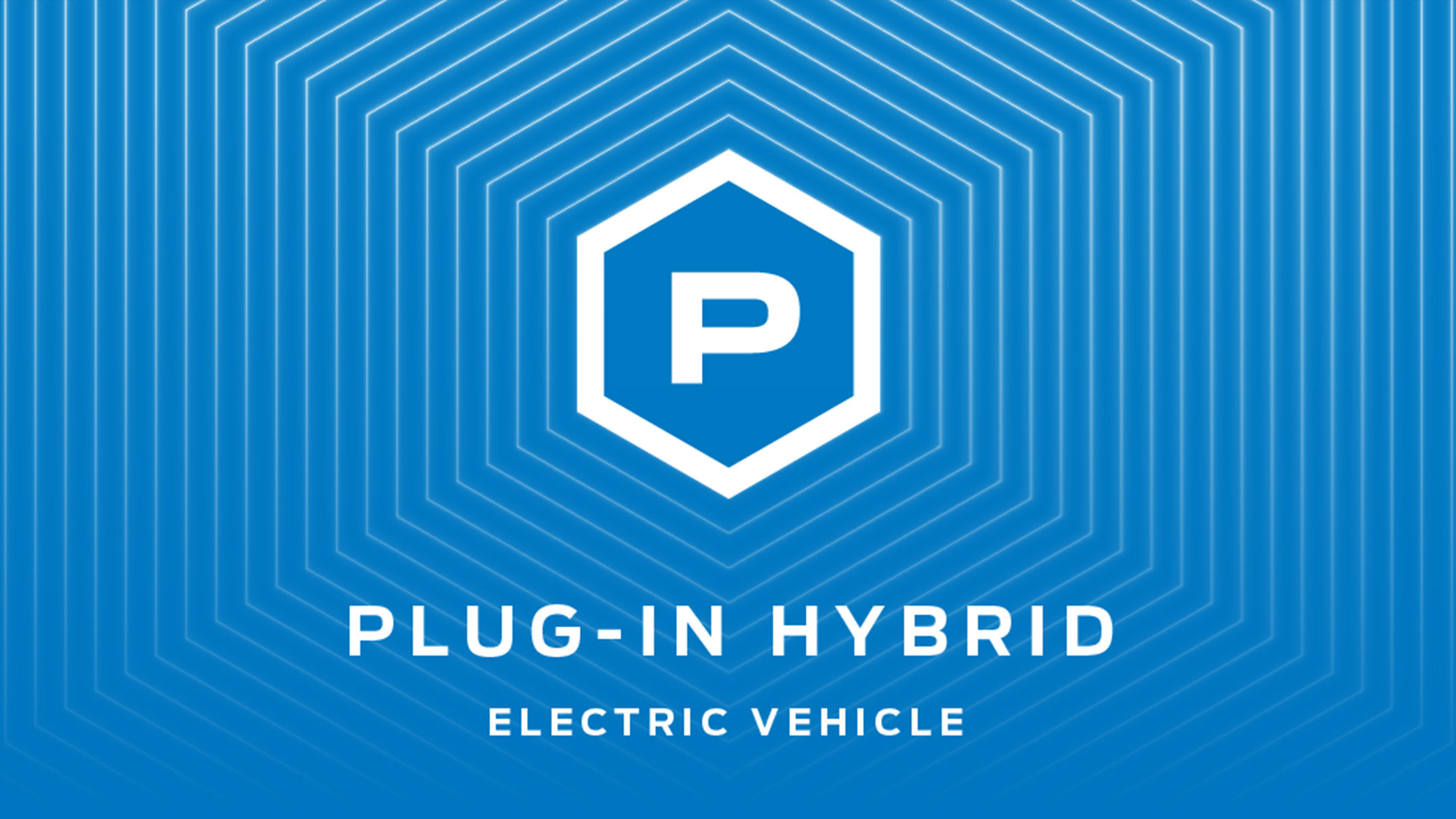 Plug-in hybrid electric vehicle logo.