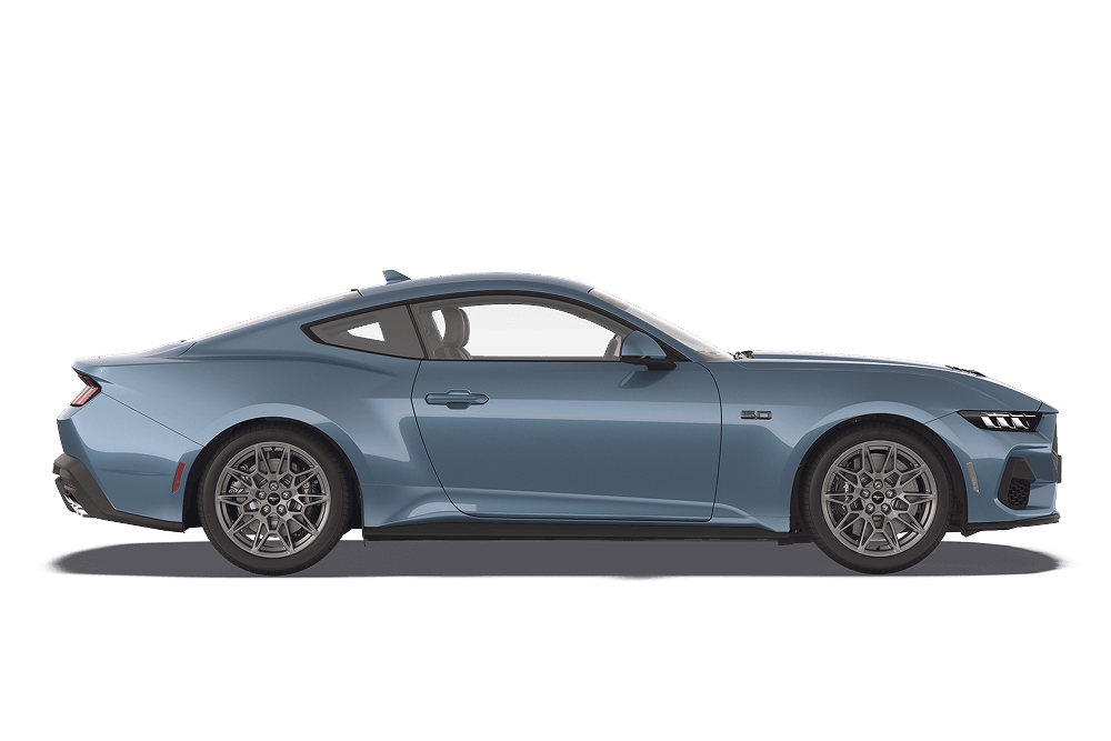 Sideprofil av Ford Mustang