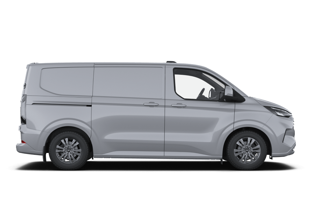 Sideprofil av Ny Ford Transit Custom